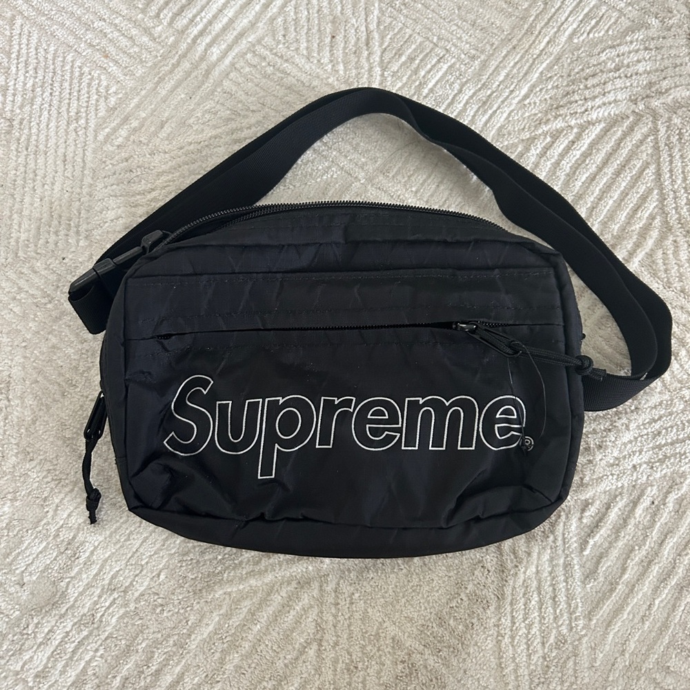 Supreme Black Belt Bag